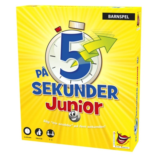 På 5 Sekunder Junior i gruppen SÄLLSKAPSSPEL / Barnspel hos Spelexperten (1-38020-259)