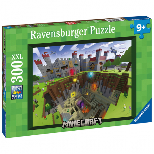 Ravensburger Pussel: Minecraft Cutaway 300 Bitar i gruppen PUSSEL / < 750 bitar hos Spelexperten (10113334)