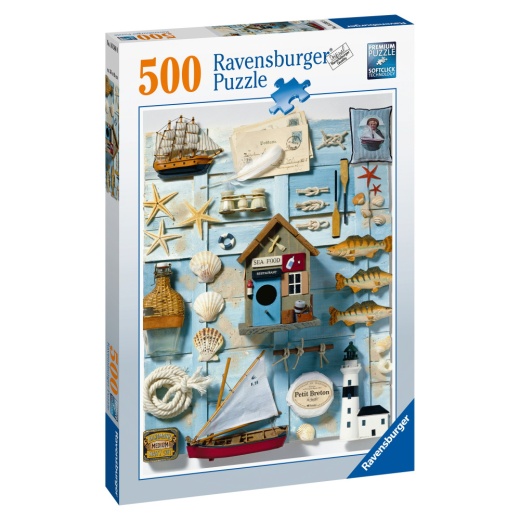 Ravensburger Pussel: Maritime Flair 500 Bitar i gruppen PUSSEL / < 750 bitar hos Spelexperten (10216588)