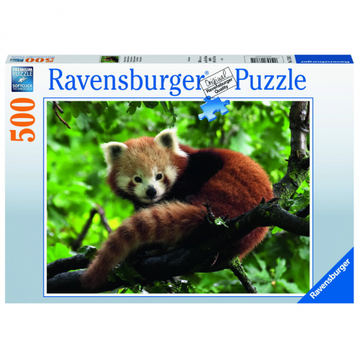Ravensburger Pussel: Red Panda 500 bitar i gruppen PUSSEL / < 750 bitar hos Spelexperten (10217381)