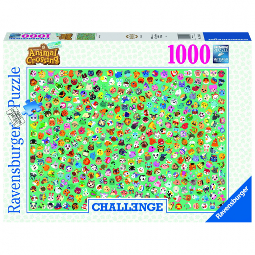 Ravensburger Pussel: Challenge Animal Crossing 1000 Bitar i gruppen PUSSEL / 1000 bitar hos Spelexperten (10217454)