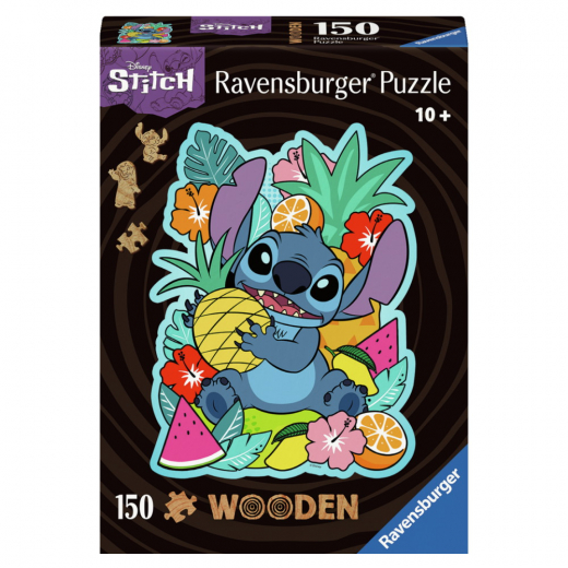 Ravensburger Pussel -  Wooden Disney Stitch 150 Bitar i gruppen PUSSEL / Träpussel hos Spelexperten (12000758)