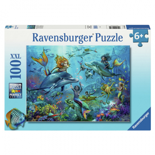 Ravensburger Pussel: Underwater Adventure 100 XXL Bitar i gruppen PUSSEL / Barnpussel hos Spelexperten (12000864)