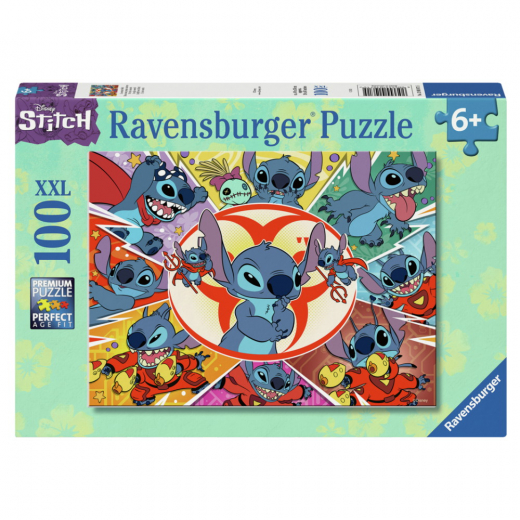 Ravensburger Pussel: Disney Stitch 100 XXL Bitar i gruppen PUSSEL / Barnpussel hos Spelexperten (12001071)