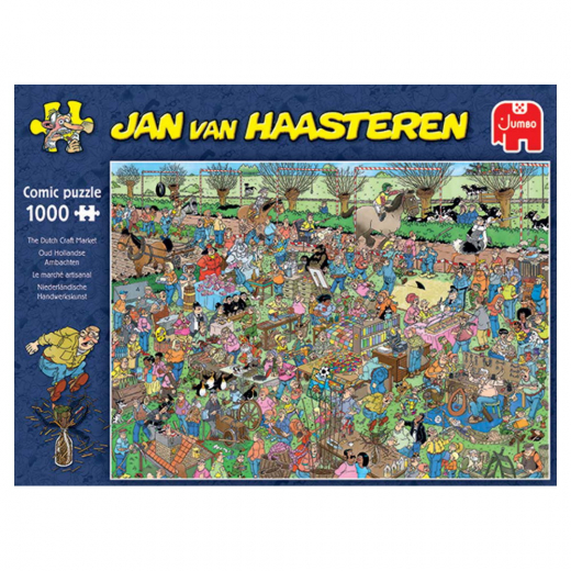 Jan van Haasteren Pussel: The Dutch Craft Market 1000 bitar i gruppen PUSSEL / 1000 bitar hos Spelexperten (22-20046)