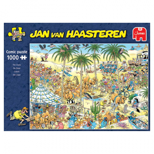 Jan van Haasteren Pussel: The Oasis 1000 bitar i gruppen PUSSEL / 1000 bitar hos Spelexperten (22-20048)