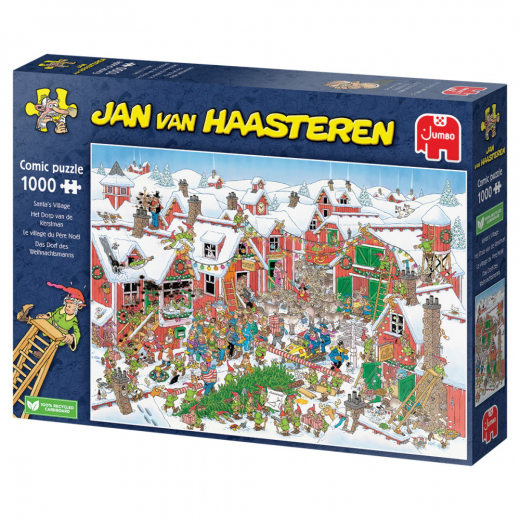 Jan van Haasteren Pussel: Santa's Village 1000 Bitar i gruppen PUSSEL / Jan van Haasteren hos Spelexperten (22-20075)