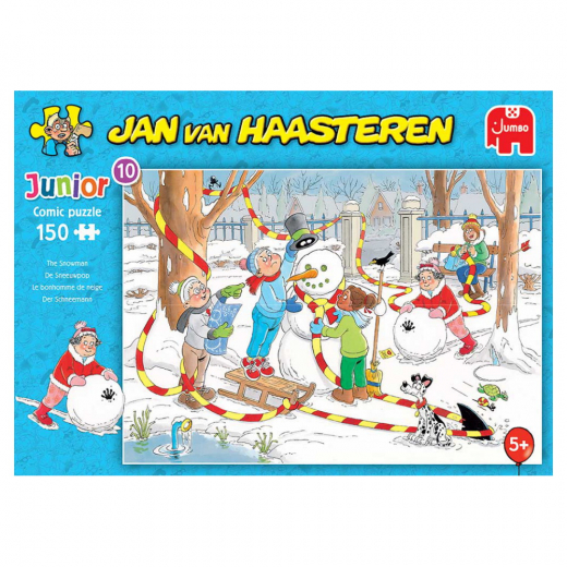 Jan van Haasteren Pussel: The Snowman 150 Bitar i gruppen PUSSEL / < 750 bitar hos Spelexperten (22-20081)
