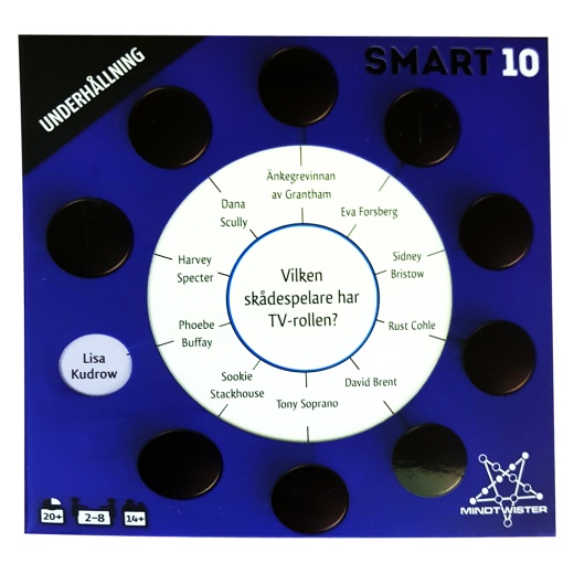 Smart 10: Frågekort Underhållning (Exp.) i gruppen SÄLLSKAPSSPEL / Expansioner hos Spelexperten (40860292)