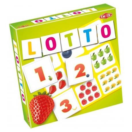 Lotto siffror & frukter i gruppen SÄLLSKAPSSPEL / Barnspel hos Spelexperten (52677)