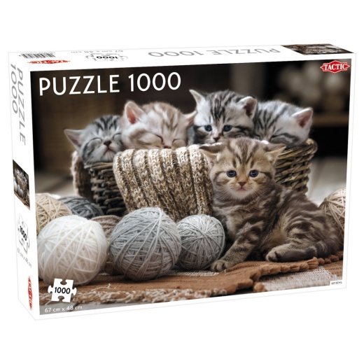 Tactic Pussel: Kittens 1000 bitar i gruppen PUSSEL / 1000 bitar hos Spelexperten (56803)