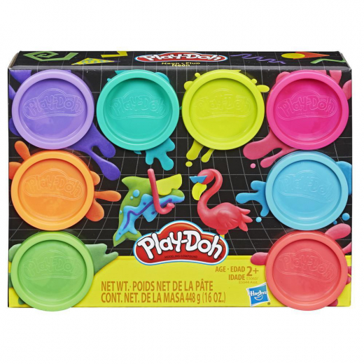 Play-Doh Neon 8-Pack i gruppen LEKSAKER / Play-Doh hos Spelexperten (5857817)