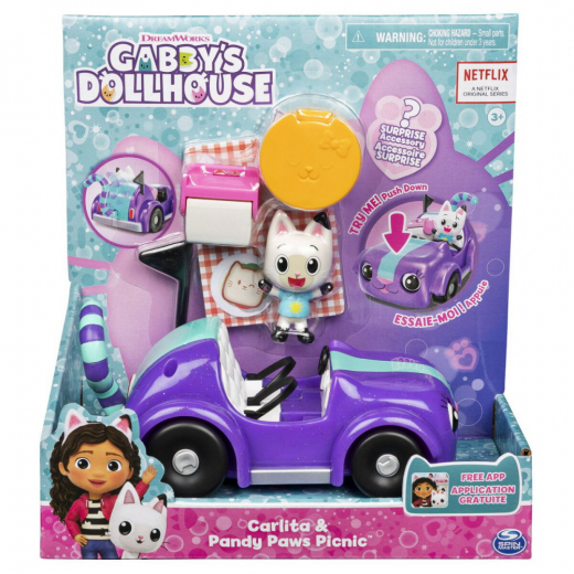 Gabby's Dollhouse - Snabbolina och Pandis picknickset i gruppen LEKSAKER / Figurer och lekset / Gabby's Dollhouse hos Spelexperten (6062145)