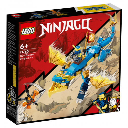 LEGO Ninjago - Jays åskdrake EVO i gruppen LEKSAKER / LEGO / LEGO Ninjago hos Spelexperten (71760)