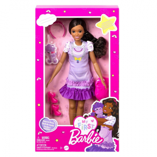 Barbie My First Barbie - Core Doll Brooklyn i gruppen LEKSAKER / Barbie hos Spelexperten (960-0942)