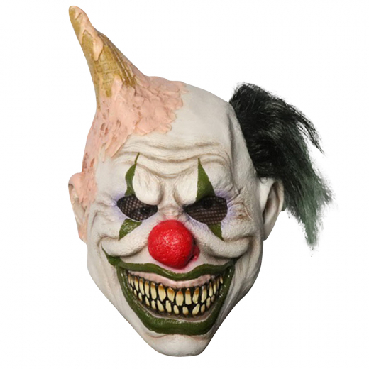 Latex Clown Mask Ice Cream i gruppen LEKSAKER / Maskerad / Masker hos Spelexperten (CLO-ICE)