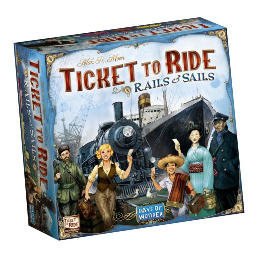 Ticket to Ride: Rails & Sails (Swe) i gruppen SÄLLSKAPSSPEL / Strategispel hos Spelexperten (DOW720926)