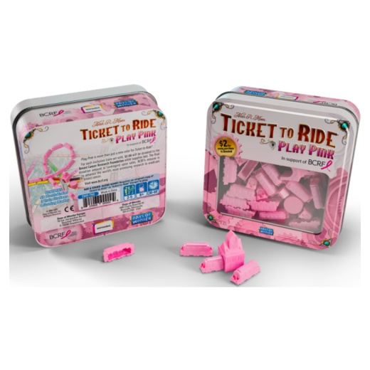 Ticket to Ride: Play Pink (Exp.) i gruppen SÄLLSKAPSSPEL / Expansioner hos Spelexperten (DOW7291)