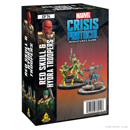 Marvel: Crisis Protocol - Red Skull and HYDRA Troops (Exp.) i gruppen SÄLLSKAPSSPEL / Expansioner hos Spelexperten (FMSG74)