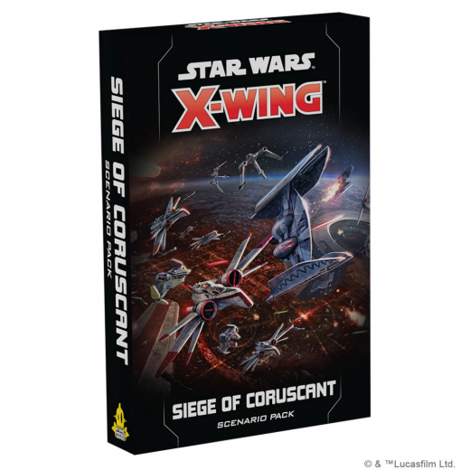 Star Wars: X-Wing - Siege of Coruscant Scenario Pack  (Exp.) i gruppen SÄLLSKAPSSPEL / Expansioner hos Spelexperten (FSWZ95)