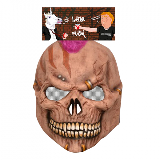 Latex Mask Punky Skull i gruppen LEKSAKER / Maskerad / Masker hos Spelexperten (HOR-PUN)