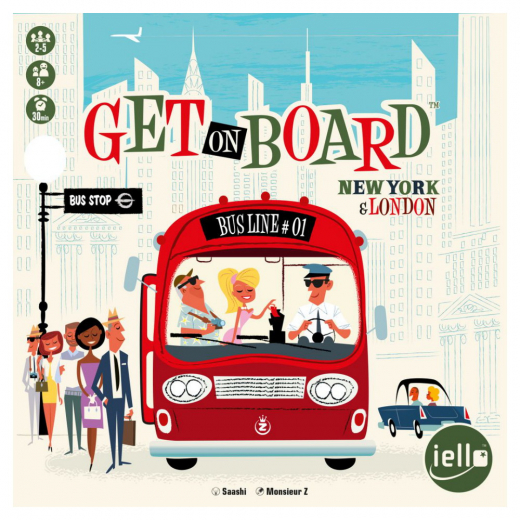 Get on Board: New York & London (Swe) i gruppen SÄLLSKAPSSPEL / Strategispel hos Spelexperten (IEL51827NOR)