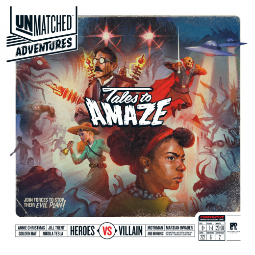 Unmatched Adventures: Tales to Amaze i gruppen SÄLLSKAPSSPEL / Strategispel hos Spelexperten (IEL_UAT)