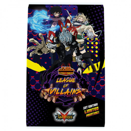 My Hero Academia CCG: League of Villains Booster Pack i gruppen SÄLLSKAPSSPEL / Kortspel hos Spelexperten (JASUVS04B-BOS)