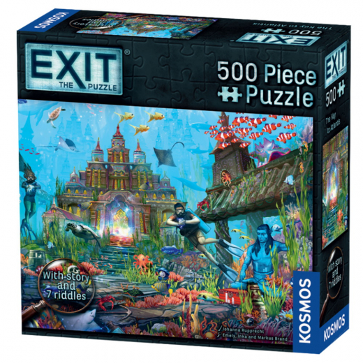 Exit: Puzzle - The Key to Atlantis 500 Bitar i gruppen SÄLLSKAPSSPEL / Escape Room hos Spelexperten (KOS51182)