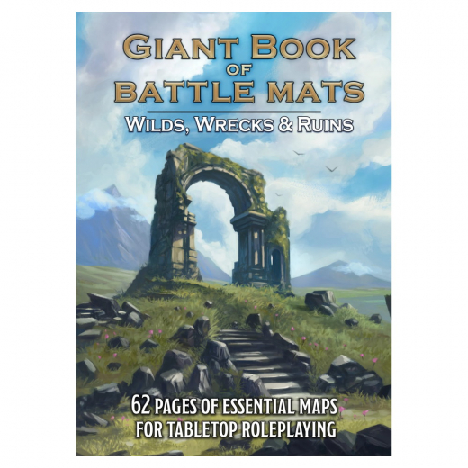 Giant Book of Battle Mats - Wilds, Wrecks & Ruins i gruppen SÄLLSKAPSSPEL / Rollspel hos Spelexperten (LBM046)