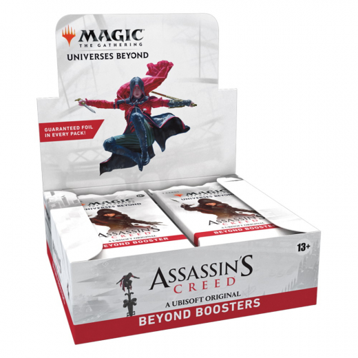 Magic: The Gathering - Assassin's Creed Beyond Booster Display i gruppen SÄLLSKAPSSPEL / Magic the Gathering hos Spelexperten (MAGD3583-DIS)