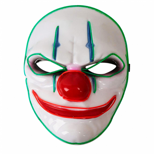 Led Mask Clown i gruppen LEKSAKER / Maskerad / Masker hos Spelexperten (MAS-N04)