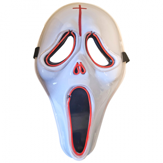 Led Mask Scream i gruppen LEKSAKER / Maskerad / Masker hos Spelexperten (MAS-N59)