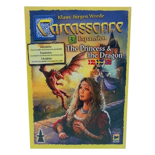Carcassonne Expansion - The Princess and the Dragon (Swe) i gruppen SÄLLSKAPSSPEL / Expansioner hos Spelexperten (MDG012)