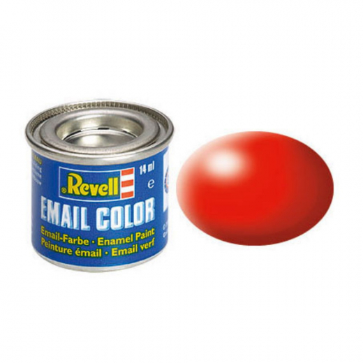 Revell - Luminous Red, Silk 14 ml i gruppen PUSSEL / Modellbyggen / Revell / Färg, penslar och lim hos Spelexperten (R-32332)