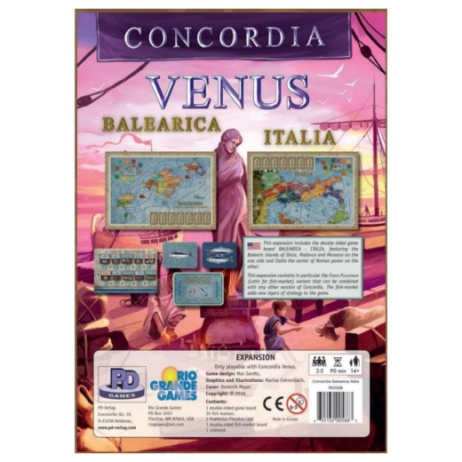 Concordia Venus: Balearica / Italia (Exp.) i gruppen SÄLLSKAPSSPEL / Expansioner hos Spelexperten (RIO588)