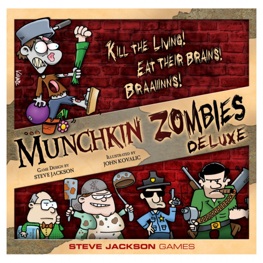 Munchkin Zombies: Deluxe i gruppen SÄLLSKAPSSPEL / Spelserier / Munchkin hos Spelexperten (SJG1495)