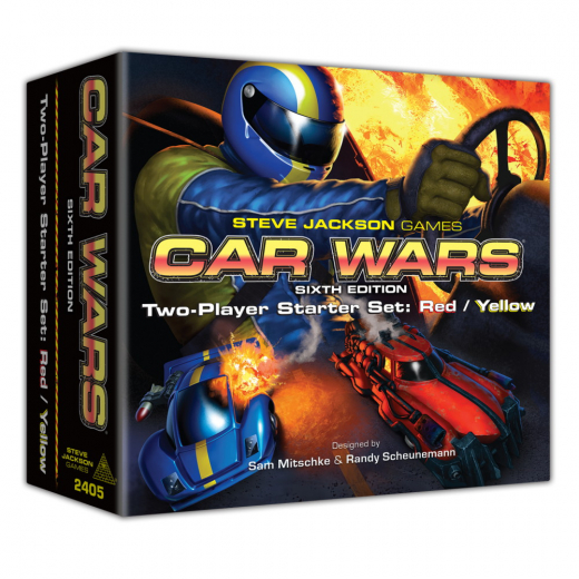 Car Wars: Two-Player Starter Set - Red/Yellow i gruppen SÄLLSKAPSSPEL / Strategispel hos Spelexperten (SJG2405)