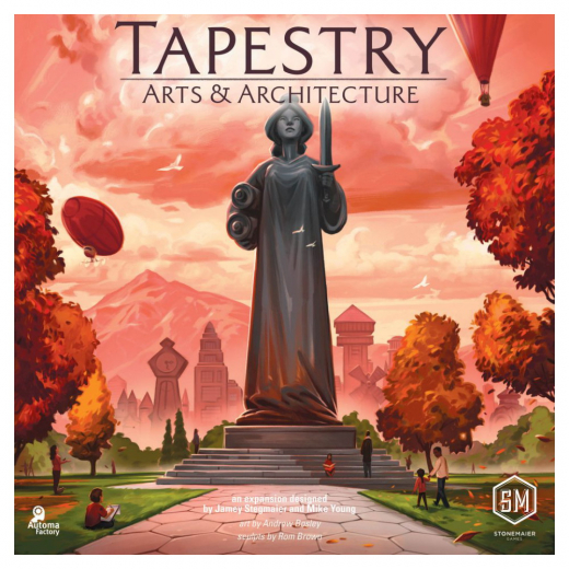 Tapestry: Arts & Architecture (Exp.) i gruppen SÄLLSKAPSSPEL / Expansioner hos Spelexperten (STM152)