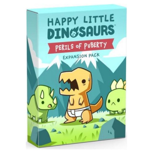 Happy Little Dinosaurs: Perils Of Puberty (Exp.) i gruppen SÄLLSKAPSSPEL / Expansioner hos Spelexperten (TEE5637)
