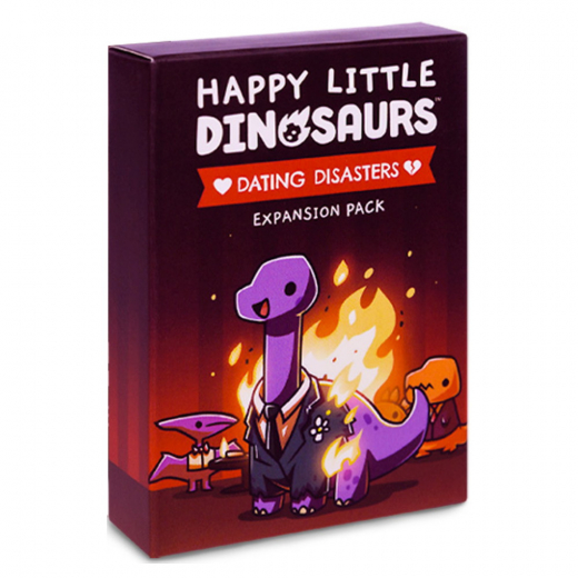 Happy Little Dinosaurs: Dating Disasters (Exp.) i gruppen SÄLLSKAPSSPEL / Expansioner hos Spelexperten (TEE6262)