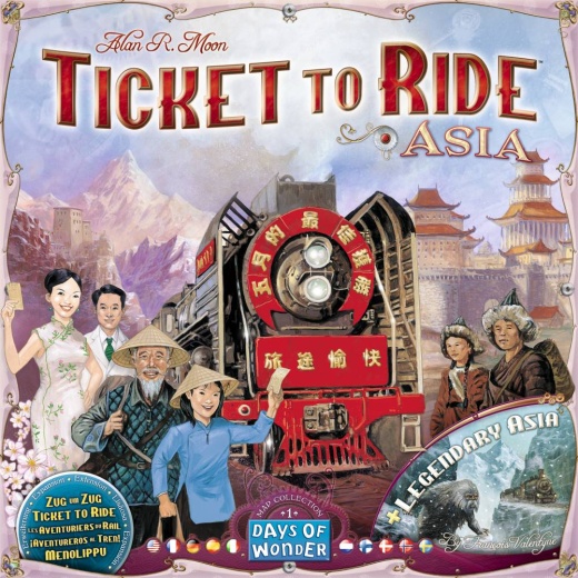 Ticket To Ride: Asia (Exp.) i gruppen SÄLLSKAPSSPEL / Expansioner hos Spelexperten (TTAS001)
