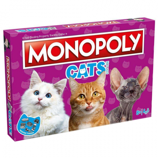 Monopoly - Cats Edition i gruppen SÄLLSKAPSSPEL / Familjespel hos Spelexperten (WM03528)