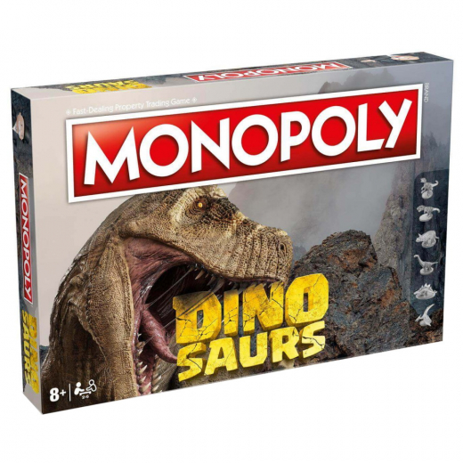 Monopoly - Dinosaurs i gruppen SÄLLSKAPSSPEL / Familjespel hos Spelexperten (WM04251)