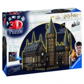 Ravensburger 3D Pussel: Hogwarts Castle Great Hall Night Edition 540 Bitar