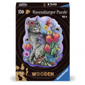 Ravensburger - Wooden Lovely Cat 150 Bitar
