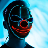 Led Mask Clown