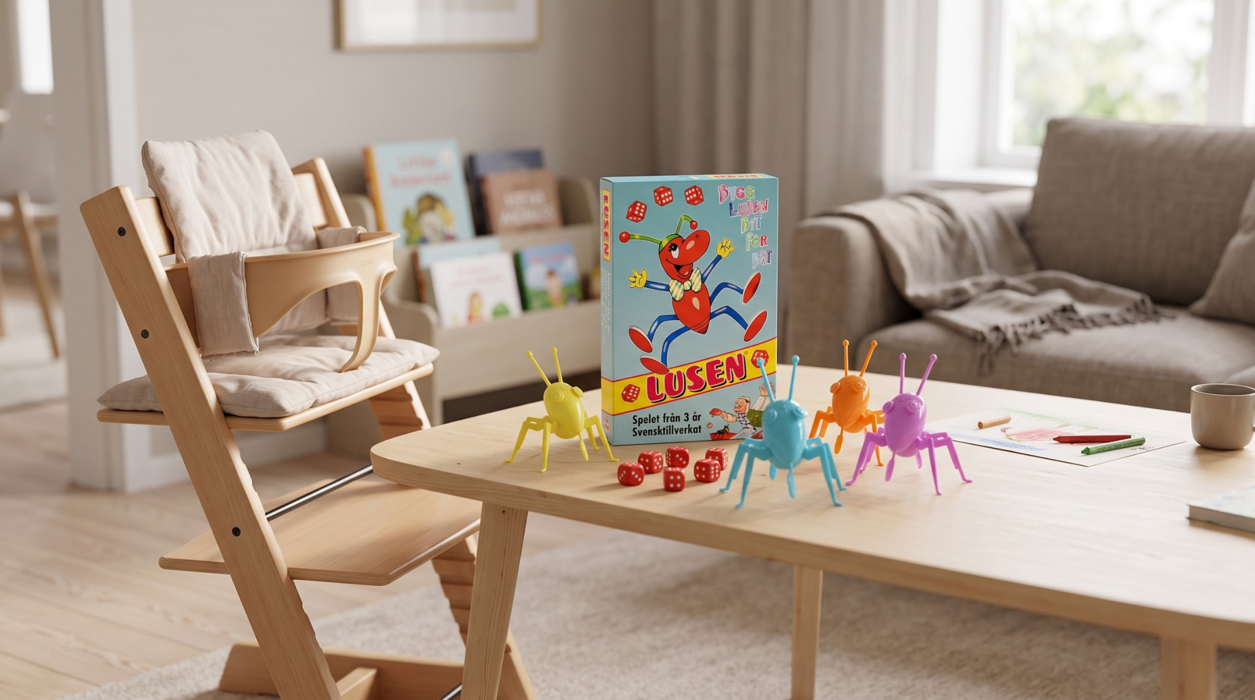 Spel för barn som inte läser ännu – fyra val för 4–6 år