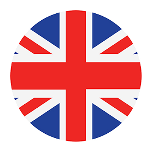UK flagga rund