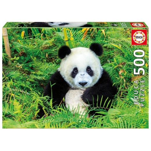 Educa pussel: Panda Bear 500 bitar i gruppen PUSSEL / < 750 bitar hos Spelexperten (017082)